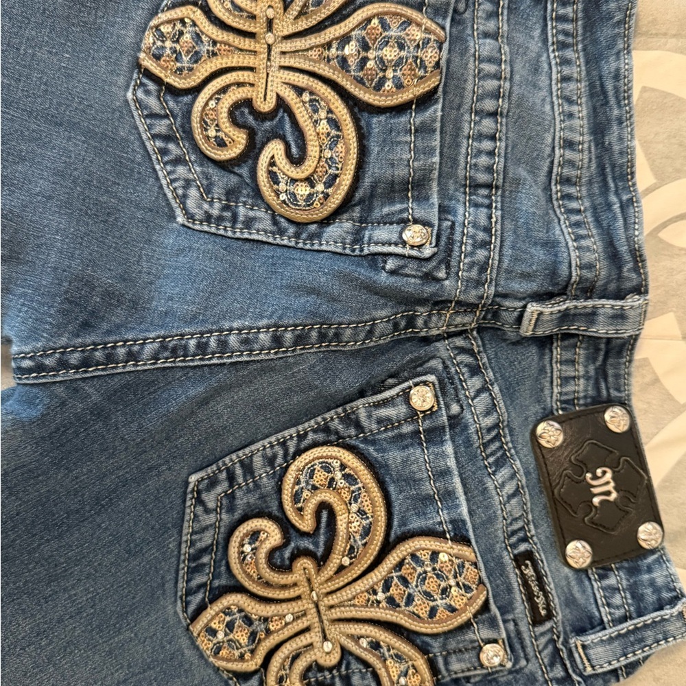 Embellished Blue Jeans